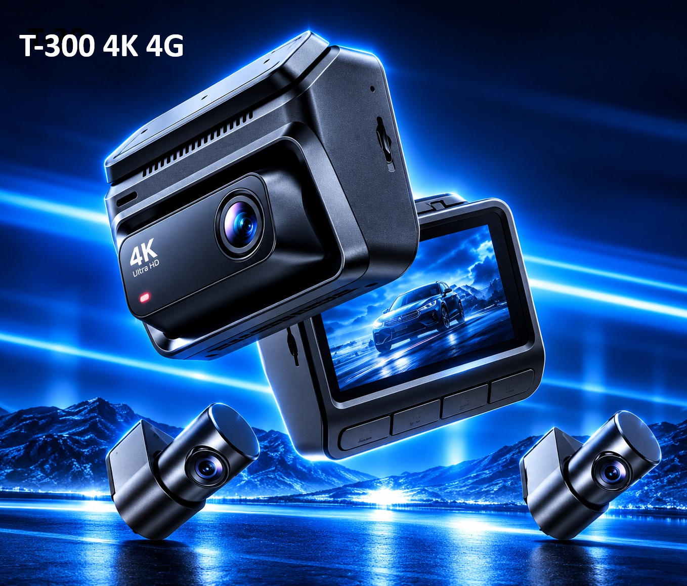 DashCam T-300 4K 4G