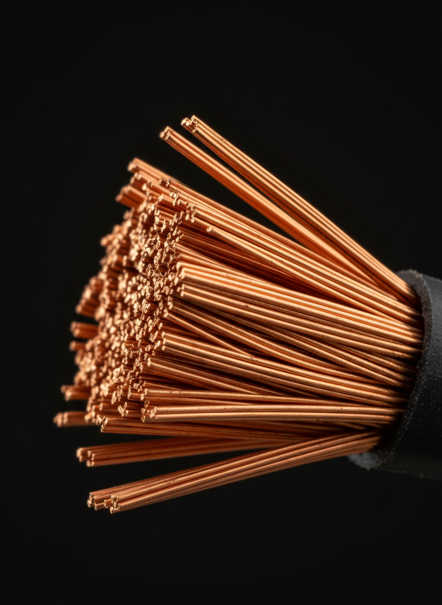 Precision copper electrical wiring