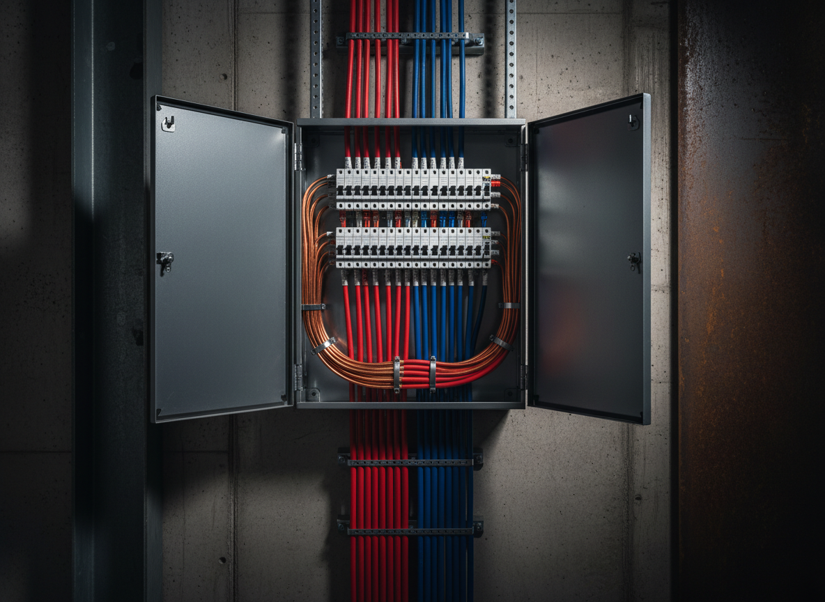 Professional electrical consumer unit installation
