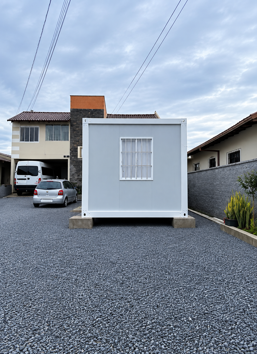 Módulo 3x6 em Guaramirim: Kitnet Modular para Aluguel
