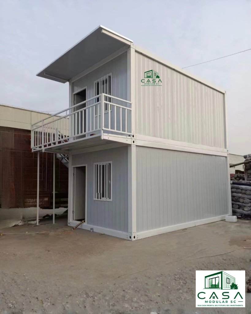 Modelo de casa modular pré-fabricada em Joinville