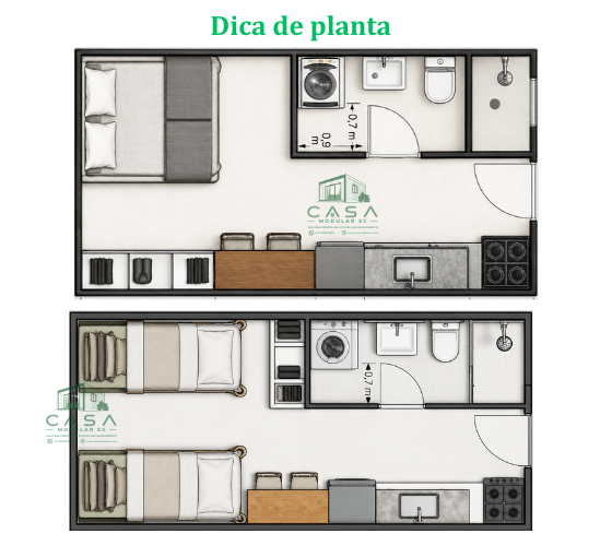 Dicas de plantas para módulos habitacionais