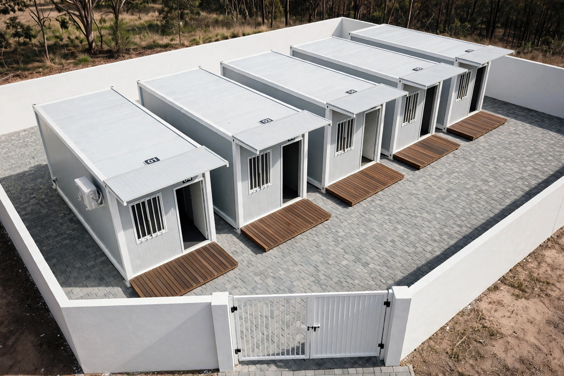 Kitnet Container para Aluguel em Araquari: Projeto com 15 Unidades