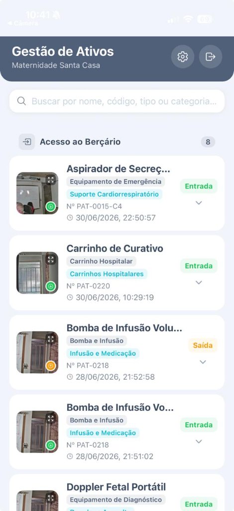 Lista de movimentações por portal