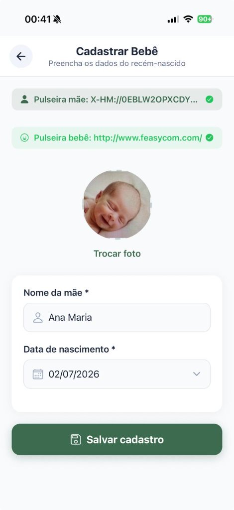 Cadastrar recém-nascido