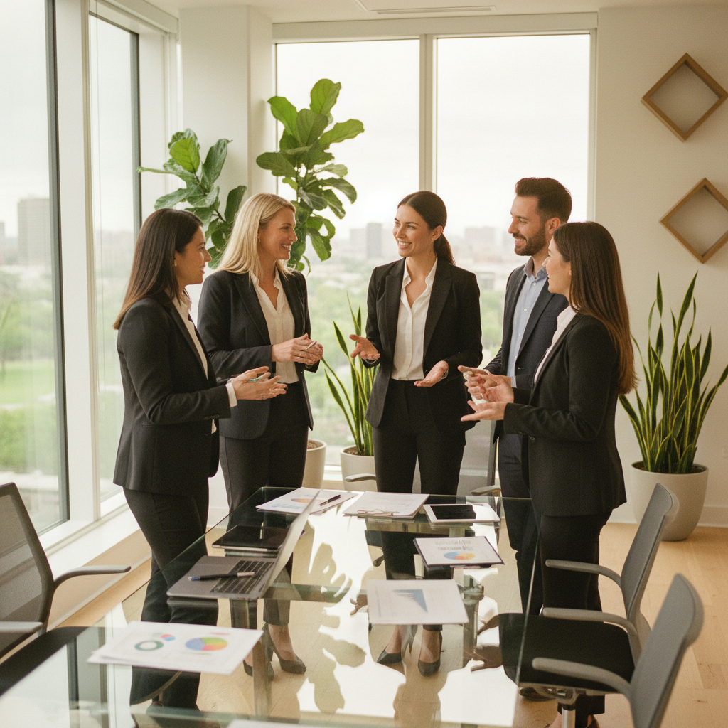 Equipe de consultores da SB Assessoria Empresarial (Salviato & Bellini)