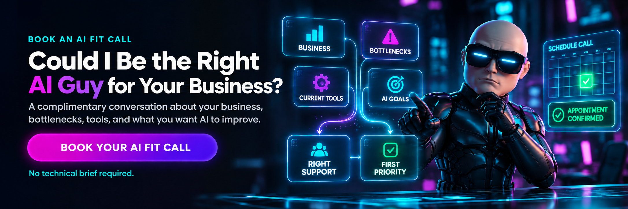 Book an AI Fit Call — Could I be the right AI Guy for your business?