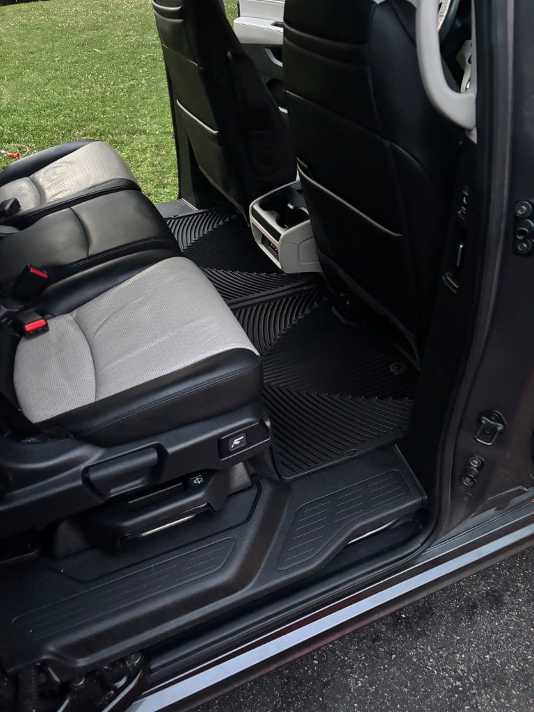 Professionally detailed black SUV