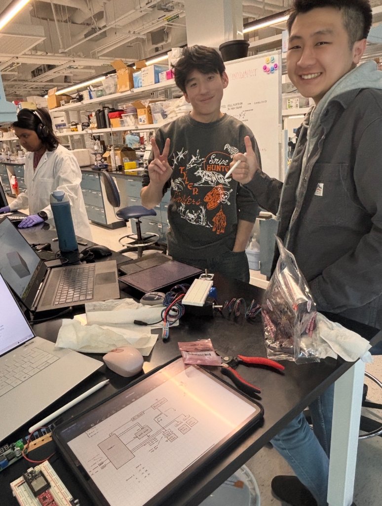 Lab workbench — 2-day robot rapid prototype collaborative session