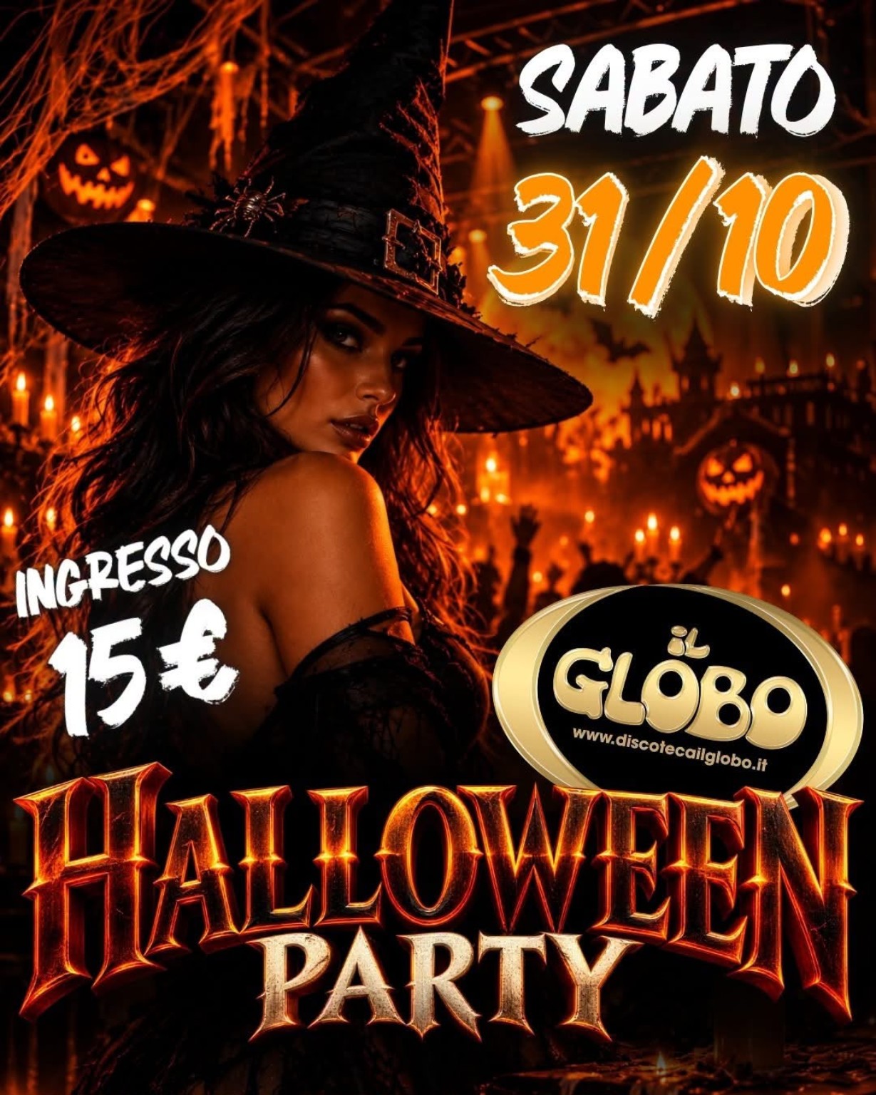 Halloween Party – Discoteca Il Globo | 31 ottobre 2026
