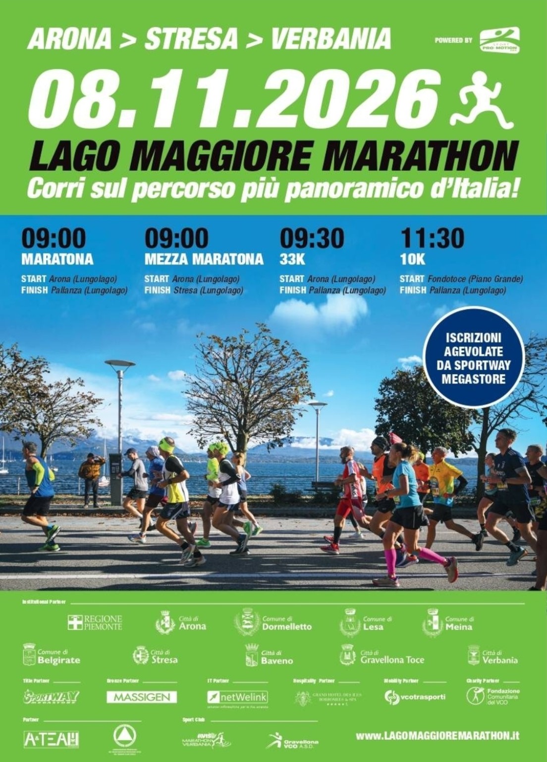 Lago Maggiore Marathon 2026 – XV edizione