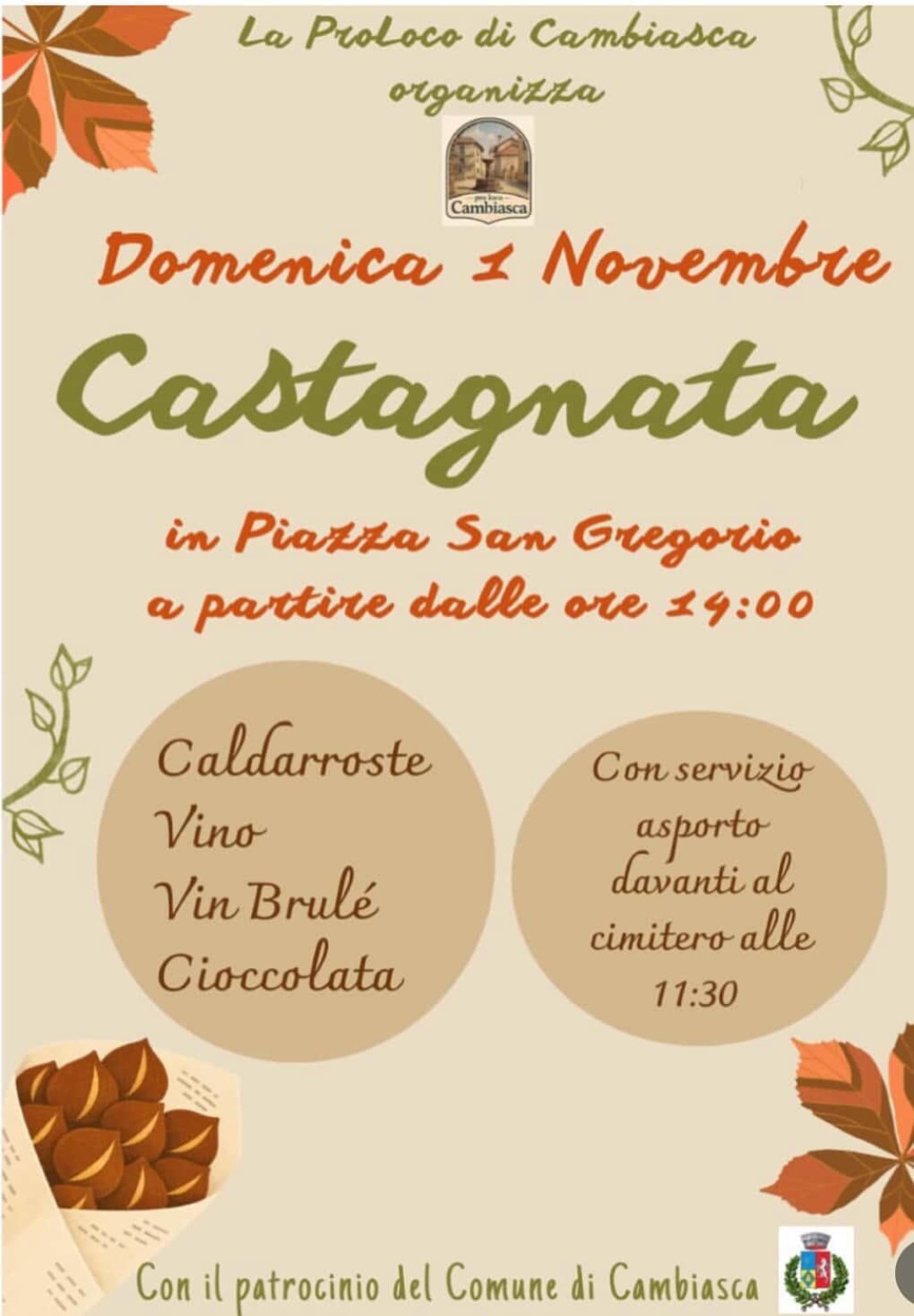 Castagnata a Cambiasca – 1° novembre