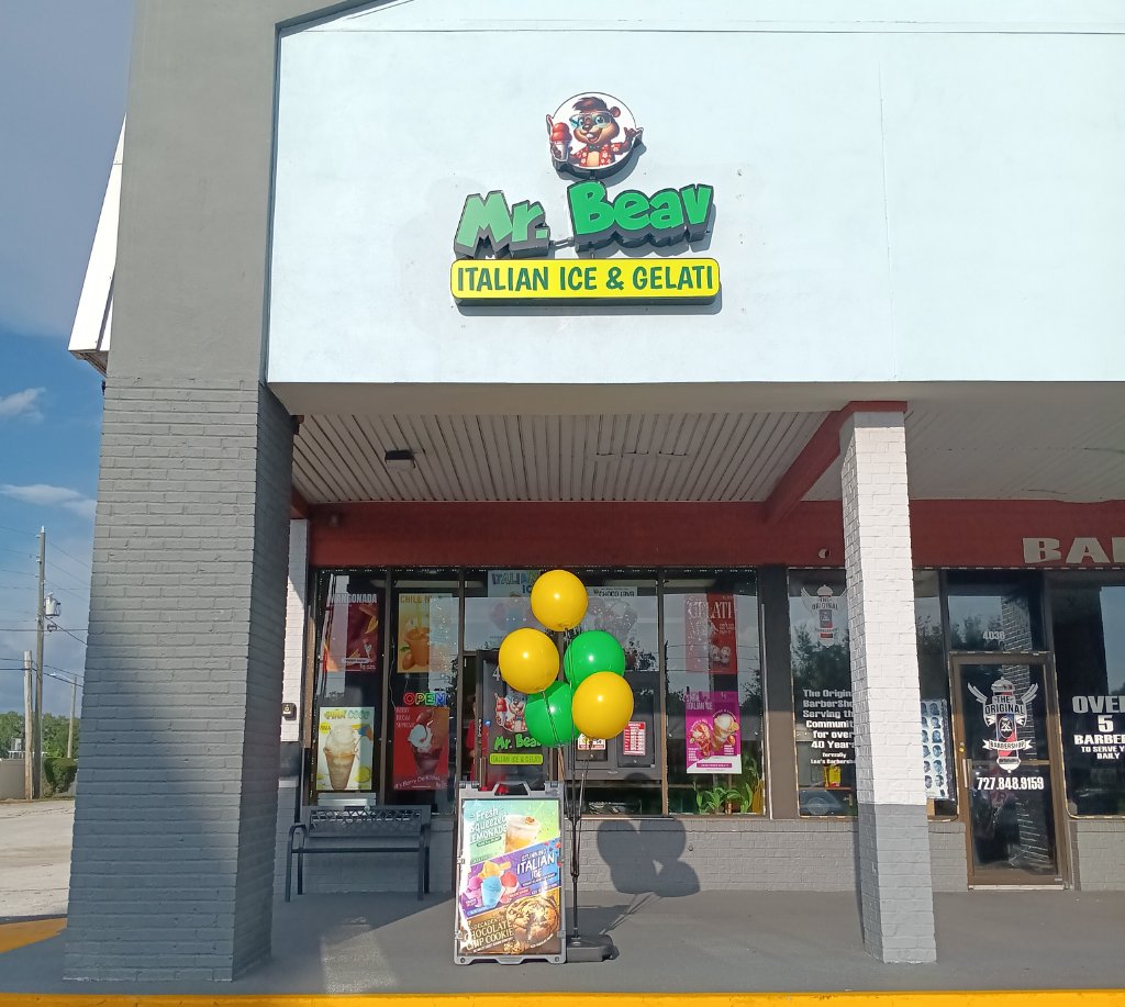 Mr. Beav Italian Ice & Gelati storefront exterior