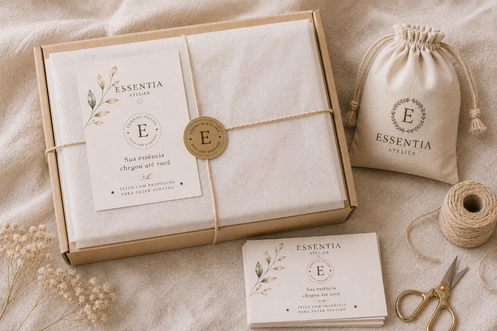 Essentia Atelier — embalagem artesanal