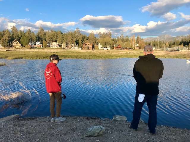 Fishing in Big Bear Lake