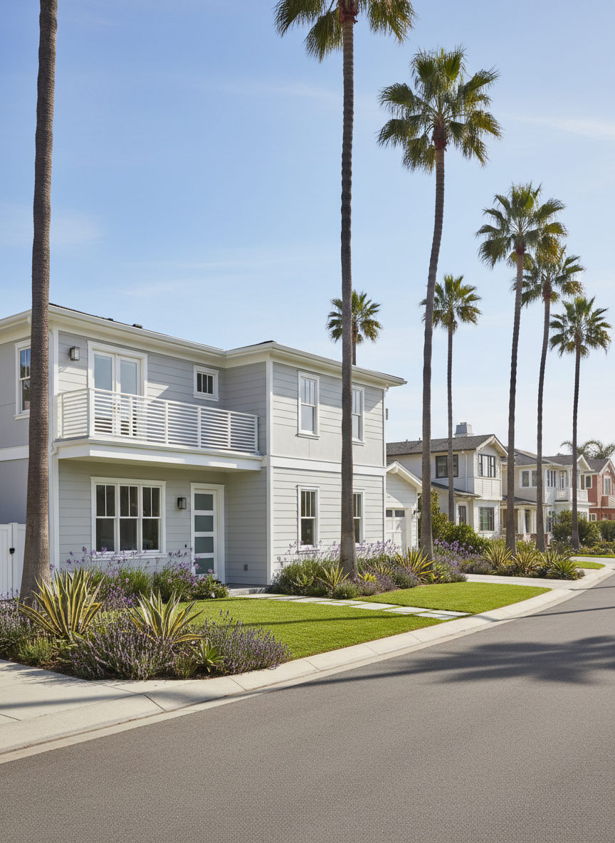 California home in Orange County, CA
