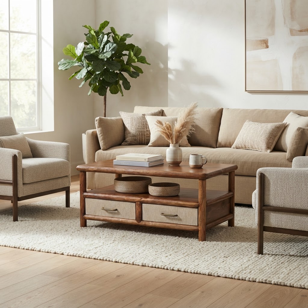 Solara Rattan Coffee Table