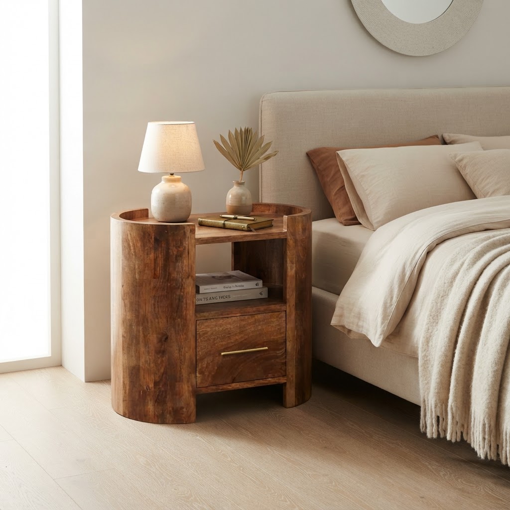 Valencia Sculpted Bedside