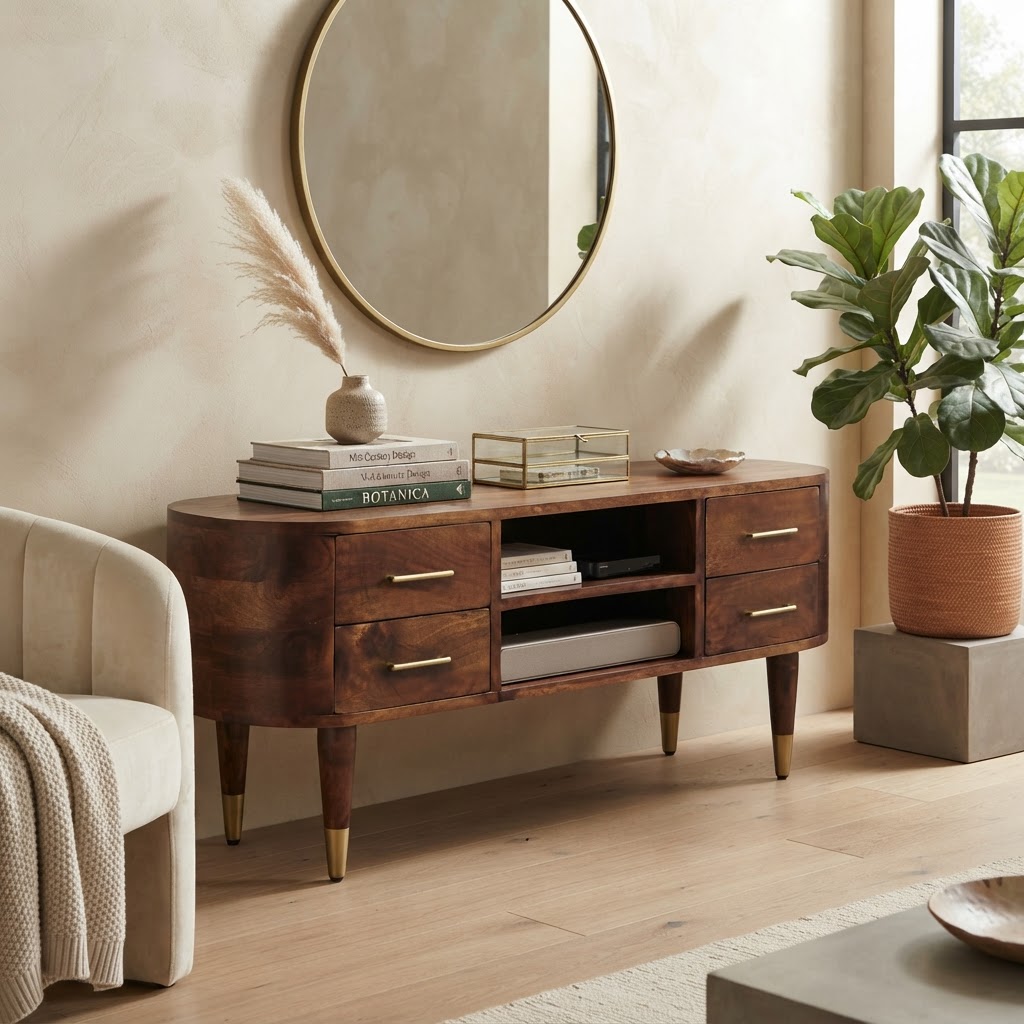 Valenza Curved Media Unit