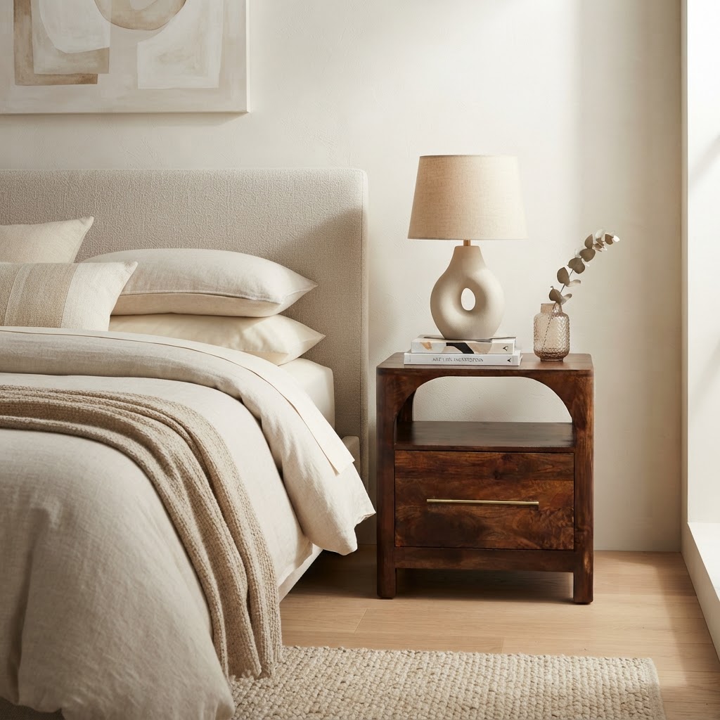 Arc Bedside Table