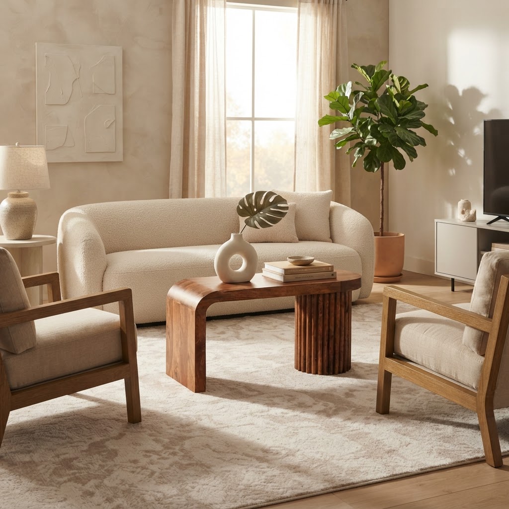 Honey Caramel Serenity Coffee Table