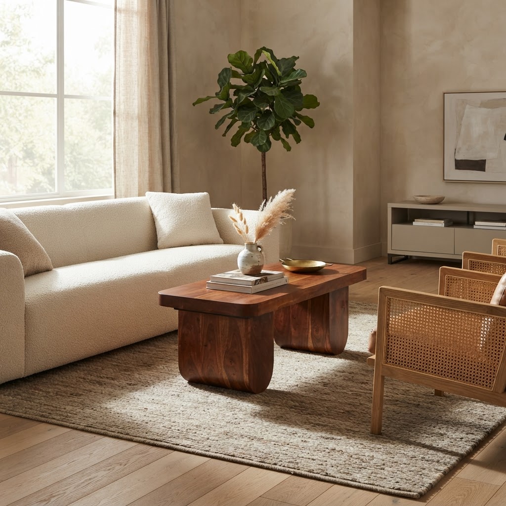 Chunky Chestnut Coffee Table