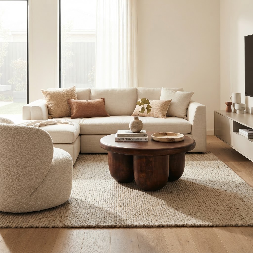 Clara Sculpted Coffee Table