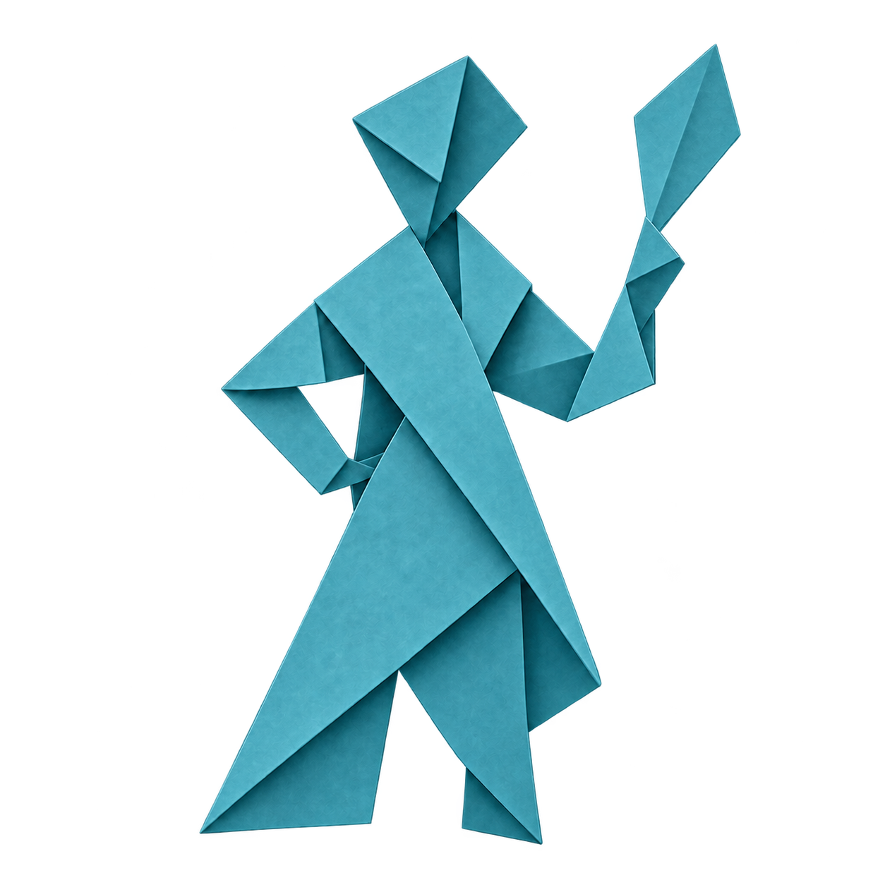 Origami specialist representing brand and positioning
