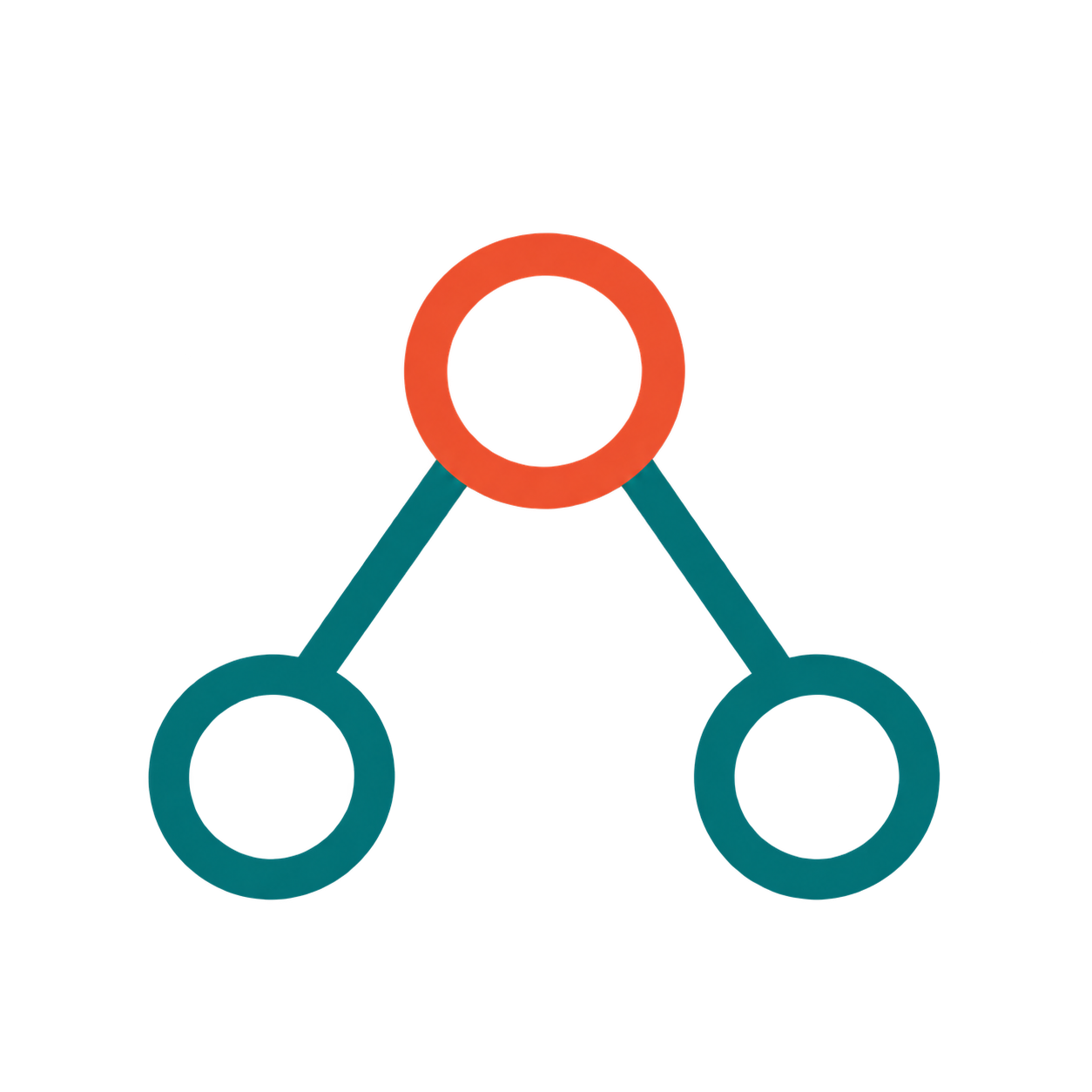 Icon representing One connected idea.