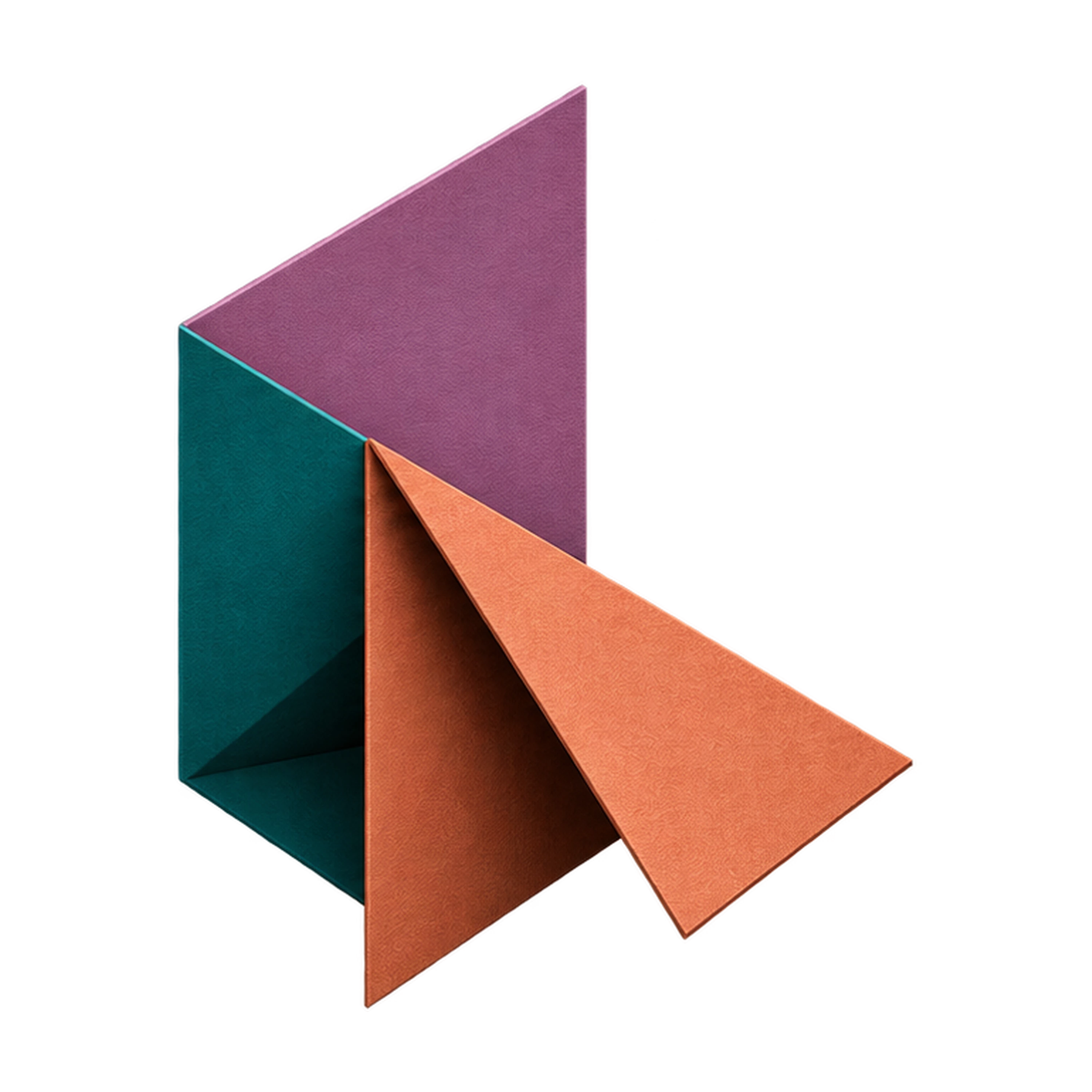 Origami form representing Launch with clarity.