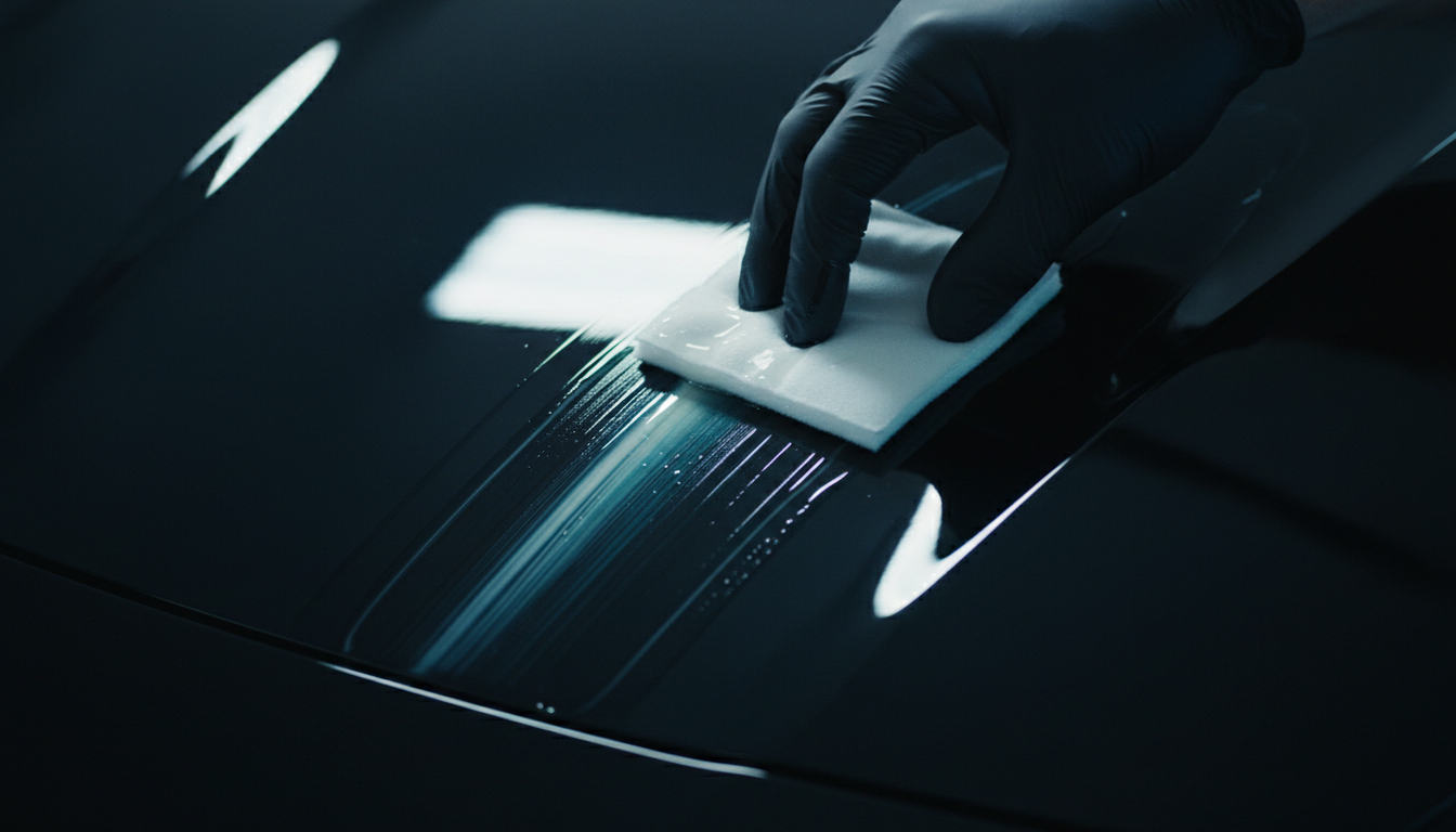 Ceramic coating application process