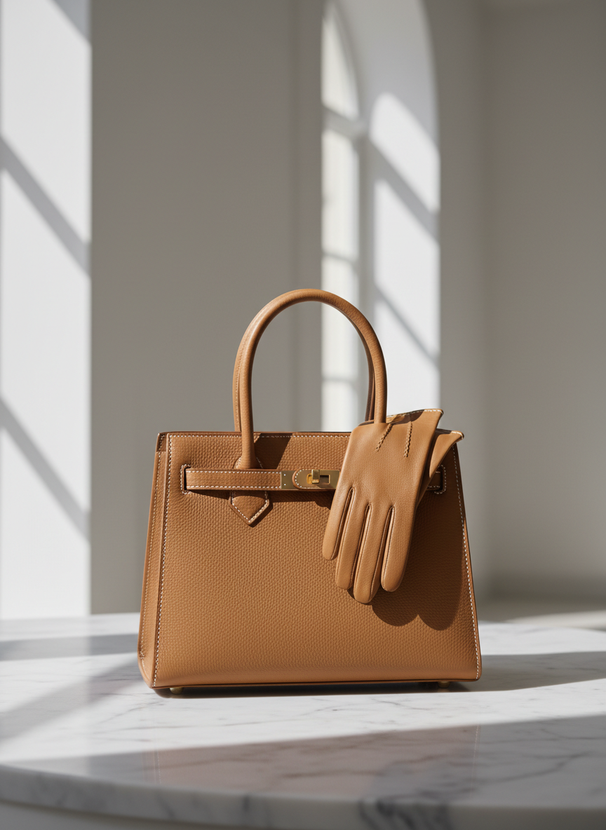 Sac & Gants Cuir
