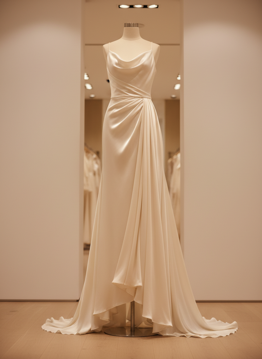 Robe de Soirée Ivoire