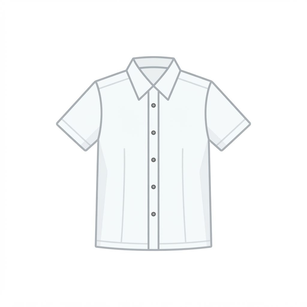 White Collared Shirt