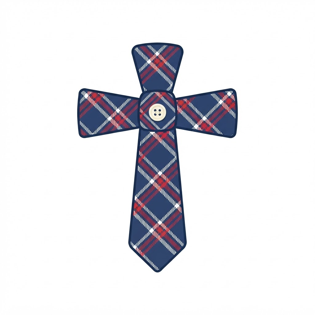 Plaid Cross Tie