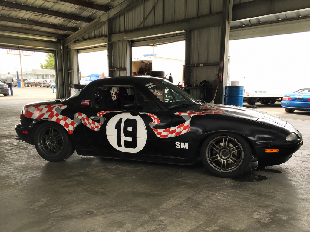 A+ Racing Spec Miata prepared and fitted to the driver