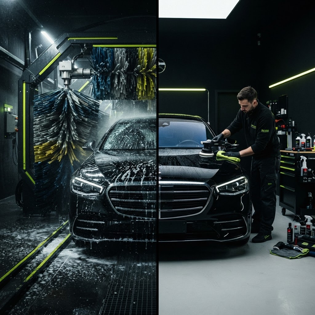 Mobile Detailing vs. a Car Wash: What's the Difference? visual guide