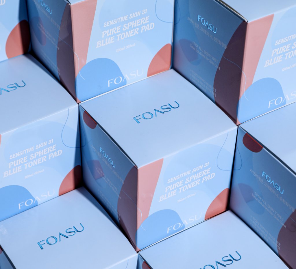 FOASU Sensitive Skin 31 Цэнхэр тонер пад