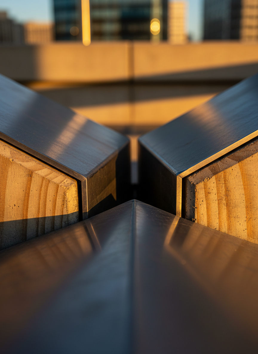 Architectural joinery symbolizing seamless professional integration