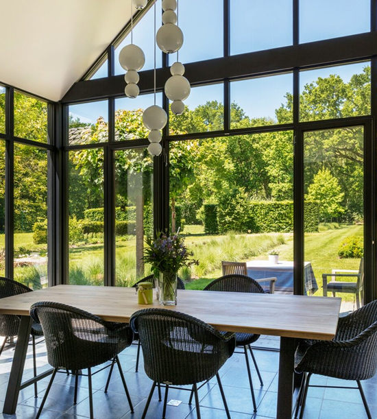 Custom vinyl windows in a modern home — WD Wholesale project 3