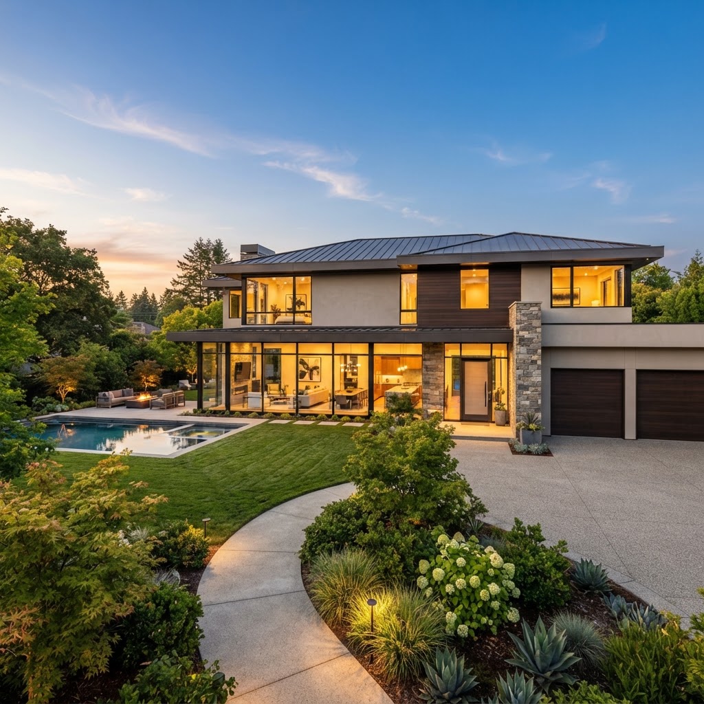 Custom vinyl windows in a modern home — WD Wholesale project 7
