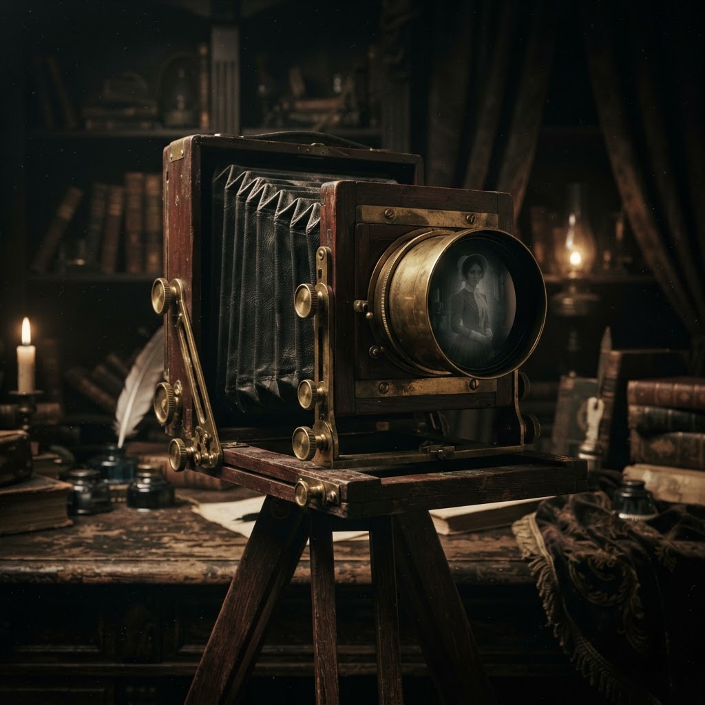 The Glass Specter: The Ghostly Art of Spirit Photography