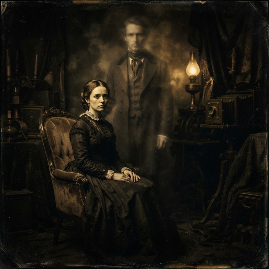 The Glass Specter: The Ghostly Art of Spirit Photography