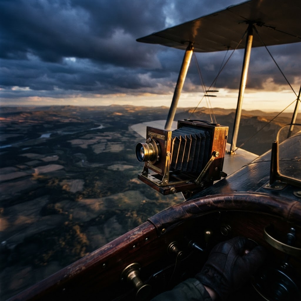 The Glass Eyes of the Skies: The Rise of Aerial Photography