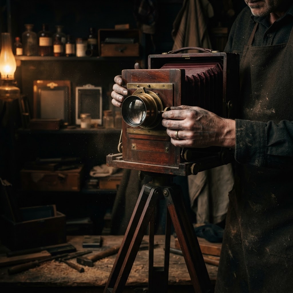 The Glass Frontier: The Wet Plate Collodion Process and the Birth of Detail