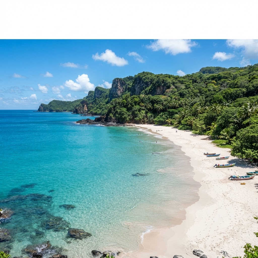 Playa paradisíaca en Brasil con aguas turquesas