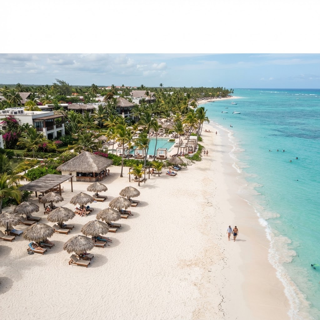 Resort frente a la playa en Punta Cana