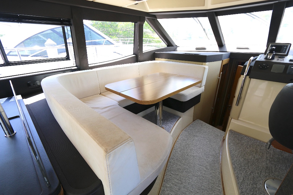 Helm station interior