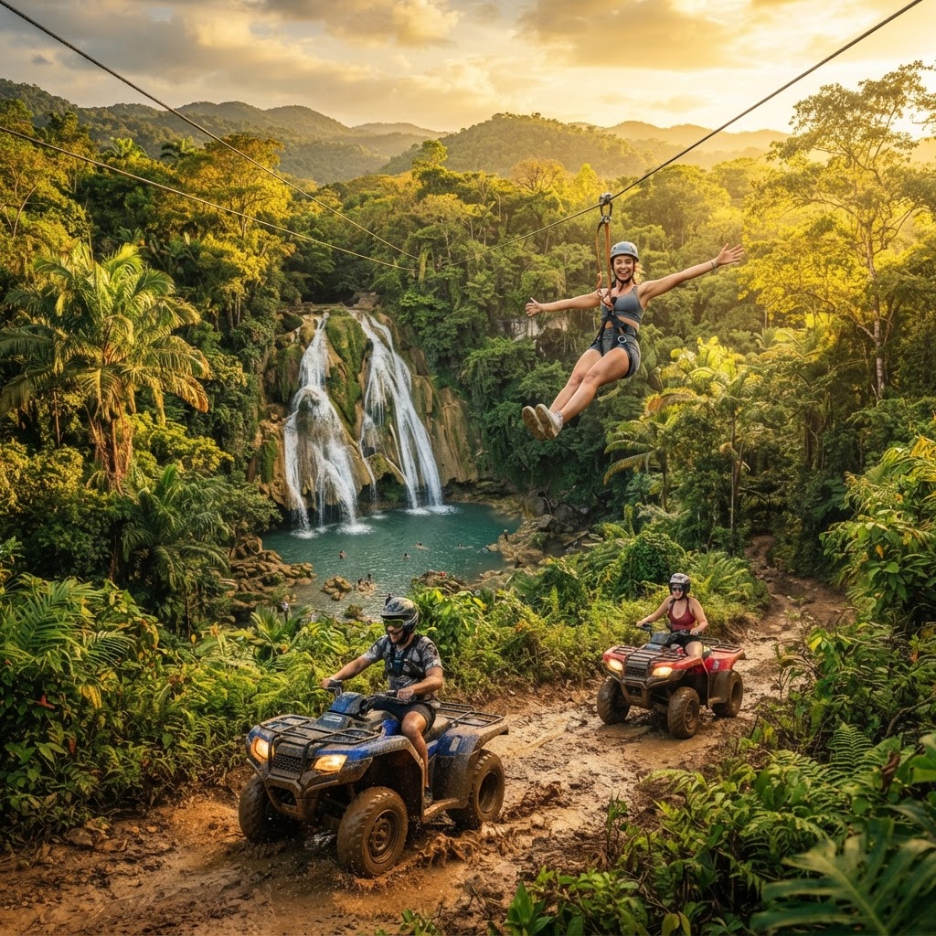 Ultimate Adventure Package - private shore excursion in Puerto Plata