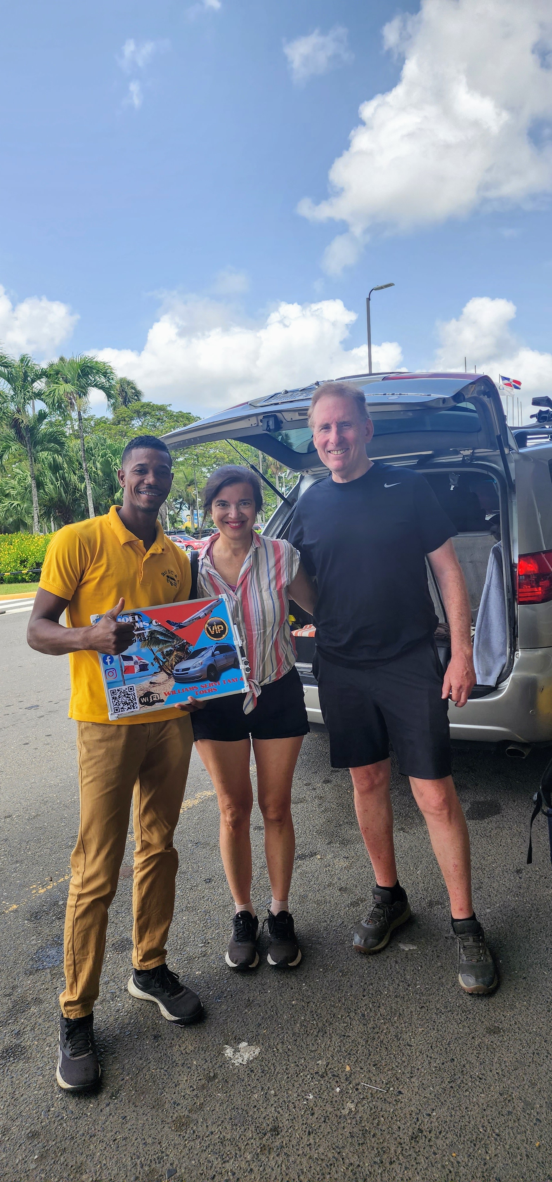 Meet & Greet service with the Williams Service Taxi & Tours Toyota Sienna